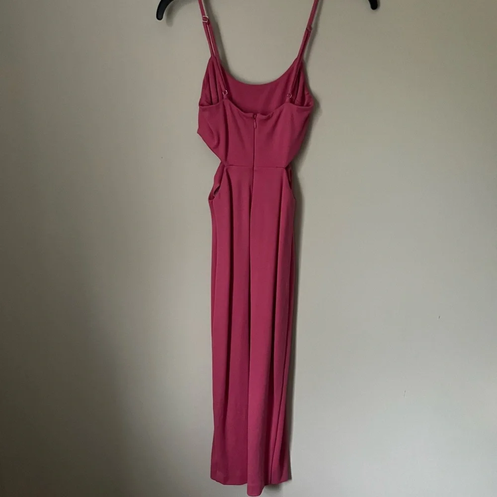 Revolve Hot Pink, Side cut-out Midi Dress, XS - Picture 2 of 4